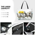 thumbnail image 3 of Easygdp Running White Horses Bolsa de Viaje de Playa de Gran Capacidad, Bolsa Tote Perfecta para la Playa, Escapadas de Fin de Semana y Viajes, 3 of 7