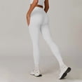 thumbnail image 4 of No Front Seam High Waisted Workout Leggings for Women Buttery Soft Yoga Pants Gym Athletic Tights, 4 of 5