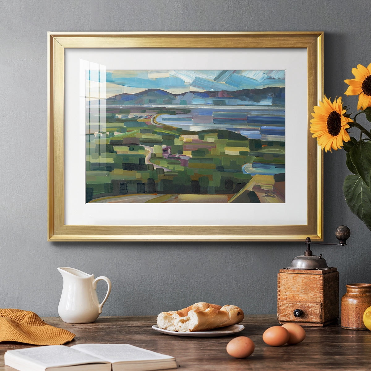 View From Goose Park Premium Framed Print - Ready to Hang