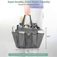 thumbnail image 4 of Mesh Shower Caddy Bag Portable Large Capacity Shower Bag With 9-pocket For College Dorm Room Essentials, 4 of 4