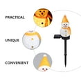 thumbnail image 2 of Miangastore LED Snowman Shape Decorative Light Outdoor Solar Garden Light Ground Stake Light, 2 of 9