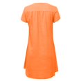 thumbnail image 4 of Sexy Vestidos Cortos de Verano para las Mujeres 2025 Moda Suelta de Ocio Vestido de Manga Corta con Cuello en V, Vestido Casual de Rodilla, 4 of 8