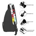 Adult Anime Mickey mouse Unisex Chest Bags Crossbody Sling Backpack