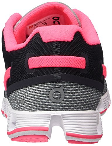 on cloud grey neon pink