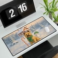 thumbnail image 3 of Hello Winter Vintage Cairn Terrier Enjoys Snowy Day with Snowman Desk Mat Full Keyboard Mouse Pad Cairns Dog Lover Large Mousepad - 12019, 3 of 5
