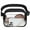 Black, variant on Tinyat Crossbody Bags for Women Clear Women Fanny Pack Belt Bag Stadium Approved Waterproof Waist Bags PVC Purse