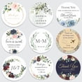 thumbnail image 2 of Pegatinas de etiquetas circulares redondas personalizadas, impermeables, 1,5 ~ 3 pulgadas, nombre personalizado, fecha, pegatinas de agradecimiento para favores de fiesta de despedida de soltera Tan Jianjun unisex, 2 of 2