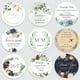 thumbnail image 2 of Pegatinas de etiquetas circulares redondas personalizadas, impermeables, 1,5 ~ 3 pulgadas, nombre personalizado, fecha, pegatinas de agradecimiento para favores de fiesta de despedida de soltera Tan Jianjun unisex, 2 of 2