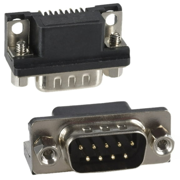 182-009-113R181  Connector 9 Position D-Sub Plug, Male Pins :RoHS
