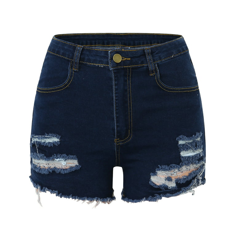 Vintage High Waisted Pink Denim Shorts Womens With Ripped Detailing For  Women Stretchy And Distressed Pants For 2023 And 90s From Hongpingguog,  $18.88