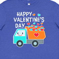 thumbnail image 4 of Inktastic Happy Valentines Day truck hearts Youth T-Shirt, 4 of 5
