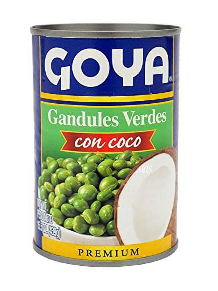 (5 pack) GOYA Green Pigeon Peas With Coconut 15.5 oz