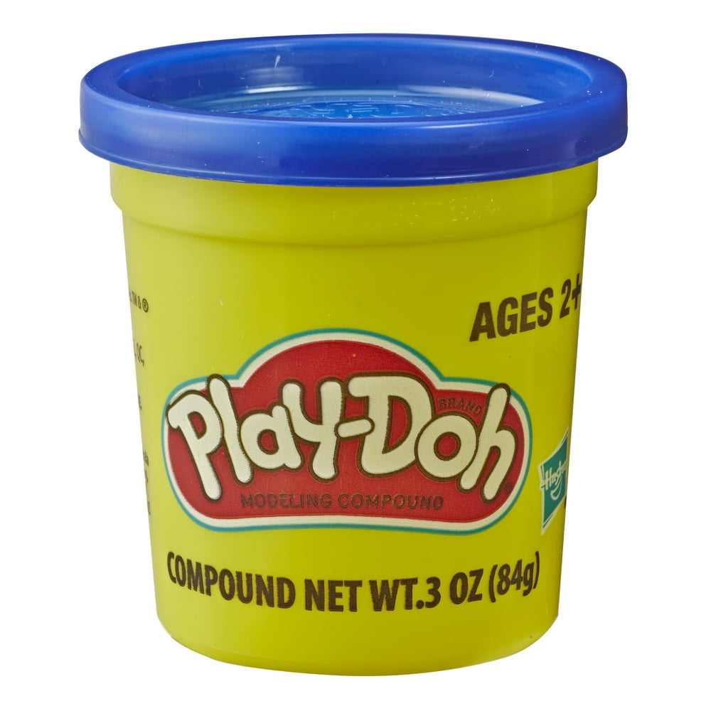 white play doh individual cans