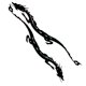 thumbnail image 3 of 2 pegatinas de vinilo para coche, pegatinas para coche, accesorios impermeables novedosos para coche Negro, 3 of 9