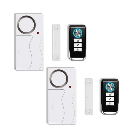 Greencycle 2 Set 2 Remote 2 Alarm Multi Function Wireless