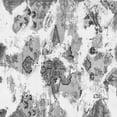 thumbnail image 1 of Ahgly Company Indoor Square Abstract Gray Modern Area Rugs, 7' Square, 1 of 4