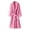Pink, variant on Womens Pajamas Soft Comfortable Women'S Nightgowns & Sleepshirts Warm and Solid Flannel Nightgown with Belt Pocket Long Nightgown Orange