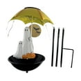 thumbnail image 4 of Comedero solar para pájaros, comedero para colibríes con estaca, decoración de jardín, estatua fantasma con sombrilla, decoración de Halloween para, 4 of 9