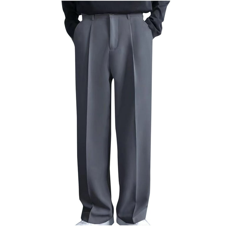 スーツ BEVAN UP wide dark gray slacks スーツ BEVAN UP wide dark gray slacks Regular Fit Suit Pants