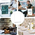 thumbnail image 2 of Clearance! Acrylic Sign Holder 8.5 X 11 Vertical T Shape Clear Plastic Sign Holder Double Clear Display Stand Table Top Sign Paper Holder Sign Holder Suitable for Store Rest One Size Clear, 2 of 4