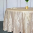 thumbnail image 2 of Efavormart 120" Beige Accordion Crinkle Taffeta Rectangular Table Cover - Perfect for Wedding Ceremonies, Party Dacorations, Upscale Occasions, Birthday Celebrations, and Any Special Event, 2 of 11