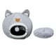 thumbnail image 3 of Cama nido semicerrada para perros y gatos, para gatos de interior, tienda de campaña autocalentable para gatos, cueva para SG, 3 of 9
