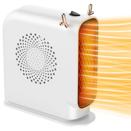 

WXDAFAHAHA Space Heater Fan Heater Reusable Portable Electric Heater 500W Small Desktop Heater Mute Personal Heater Fast Heating Room Heater Air Heater for Home Bedroom O