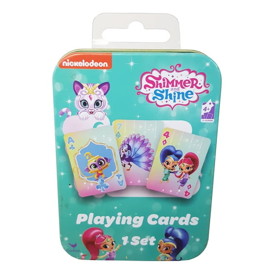 Shimmer and Shine Playing Cards in Mini Tin