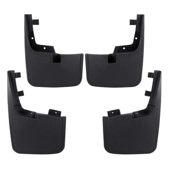 PIT66 Splash Guards Mud Flaps Front & Rear 4 PC Set Without Fender Flares Fit for 2015-2017 Ford F150