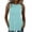 RYE1-Sky Blue, variant on Brqkzdu Babydoll Tank Tops for Women Summer High Neck Flowy Sleeveless Shirts Dressy Casual Lightweight Beach Tanks