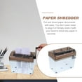 thumbnail image 6 of HAMPPLIES Paper Shredder for Small Office Abs Black 1Set 6.7X5.3X3.5In, 6 of 7