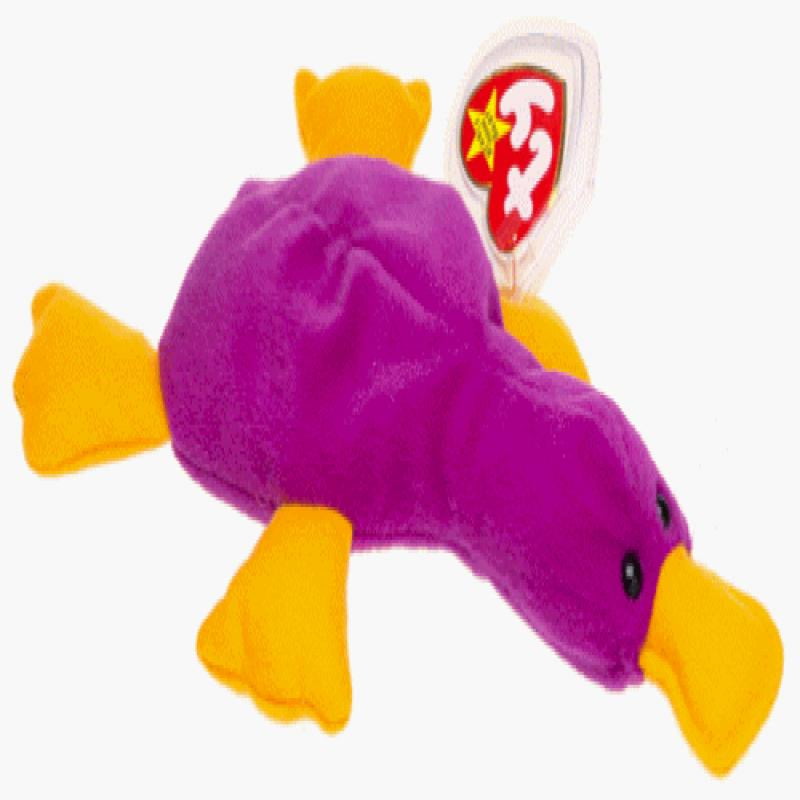 beanie baby purple platypus