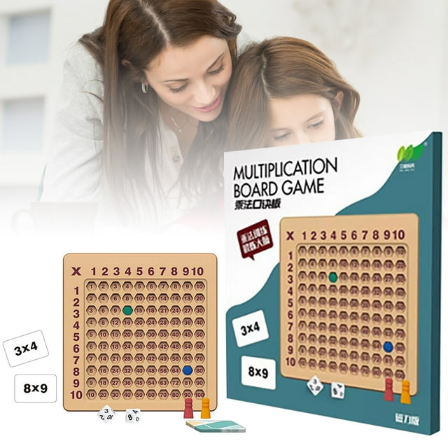 Multiplication Board Math Game For Kids 8 12 Math Manipulatives Set With 100PCS Flash Cards For Kids 6 8 Years Old Montessori Counting Toy For Boys Girls Preschool Learning Kid Beads Preschool