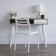 thumbnail image 6 of Humble Crew Lightweight Industrial Office Desk Chair, White, 6 of 7