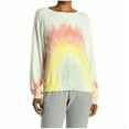 thumbnail image 1 of Wildfox BBJ Fleece Rainbow Tie Dye Sweatshirt ( XS ), 1 of 2