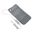 thumbnail image 1 of Flannel Electric Heating Pad for Pain Relief - 6 Temperature Settings, 20-120 Min Auto-Off Timer, Overheat Protection, Dry & Moist Heat Modes, Machine Washable, Soft Comfortable, 11.8x23.6 Inch,, 1 of 6