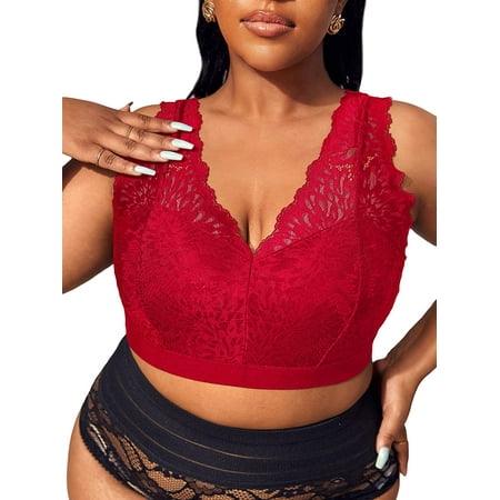 

ZHENG Womens Sexy Lingerie Lace Sheer Mesh Crotchless Babydoll Chemise Lingerie with Thong