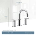 thumbnail image 4 of Moen T6222BG CIA Collection Bathroom Faucet, Brushed Gold, 4 of 8