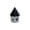 Black, variant on Hanging Castle Bird Feeder Outdoor Wilderness Bird Feeding Station for Garden Yard with Large Kind Tray Weather Counteractive Feeder Foolproof Clean