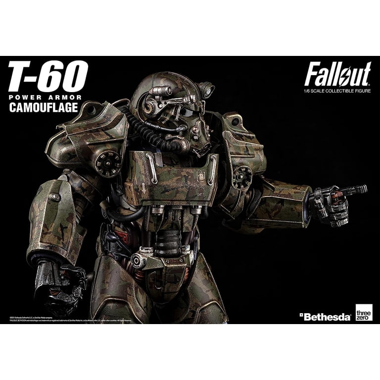 THREEZERO - Fallout T-60 Camouflage Power Armor 1/6 Scale Figure