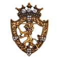 thumbnail image 3 of 5x Broches Insignia Joyería de Solapa, Retro, Vintage, Accesorios de Ropa, Moda Animal, Alfiler, Corona de Escudo de León, para Clips de Fiesta de Cár 5 piezas, 3 of 8