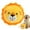 Lion, variant on Active Moving Pet Plush Toy, 2024 New Interactive Dog Toys Talking Squeaky Moving Ball Toy, Washable Cartoon Sound Electronic Dog Toy, Cute Shake Bounce Toys for Dog Cats (Pink Rabbit)