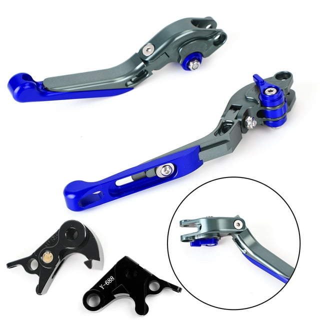 Levier de Frein Réglable pour Yamaha MT-09 Tracer 900/GT 21-22 YZF R6 17-20 Blue