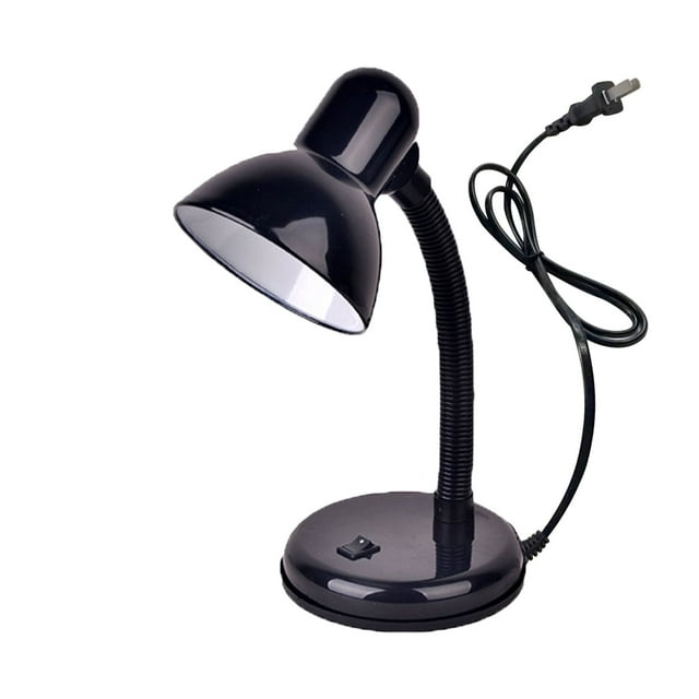 ¡Oferta especial de Meiiso! Lámpara de mesa negra con base Eye, lámpara de mesa clásica de escritorio para niños, lámpara de mesa de bajo consumo con abrazadera, 14,7 x 14,7 x 18,3 cm.