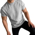 thumbnail image 6 of JOANKDMI Athletic Workout T-Shirts for Men Short Sleeve Quick Dry Moisture Wicking Gym Tops Lightweight Breathable Seamless Performance Shirts for Running Fitness, 6 of 8
