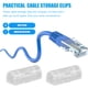 thumbnail image 5 of GOOHOCHY 20 organizadores de cables autoadhesivos de pared, clips para cables de escritorio, 5 of 8