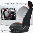 thumbnail image 6 of Fit for JEEP CHEROKEE 2014-2026, Red Edge Car Seat Covers, Waterproof PU Leather 5 Seats Full Set Non-slip Suitable for All Seasons, Airbag-Compatible, 6 of 9