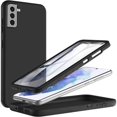 thumbnail image 1 of Étui Intégrale Compatible avec Samsung S21, Protection Hybride en Silicone Anti-Rayures Noir, 1 of 4