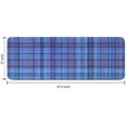 thumbnail image 7 of Blue Checkerboard Checkered Pattern Kitchen Rug Mat,Kitchen Runner Rugs Non Skid Washable,Decorative Kitchen Floor Mats for Kitchen,Sink,Laundry,17"x47.2", 7 of 7