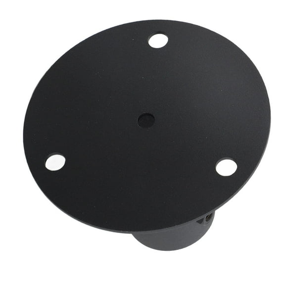 Chain Link Fence Pole Heavy Duty Floor Flange Base Solid Post Mount for Holding Fence Mailbox Flag